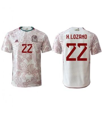 Mexico Hirving Lozano #22 Udebanetrøje VM 2022 Kort ærmer